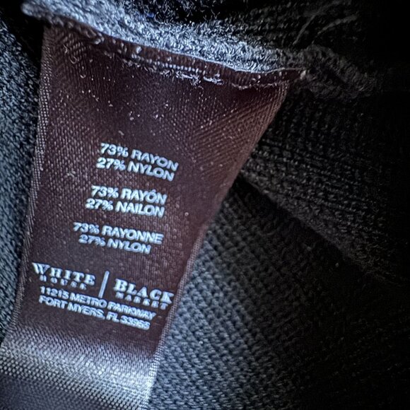 White House Black Market Embellished Knit Cardigan Zip M Beaded Whimsigoth - Picture 6 of 8